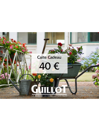 Carte Cadeau 40€ - ©Roses Guillot®